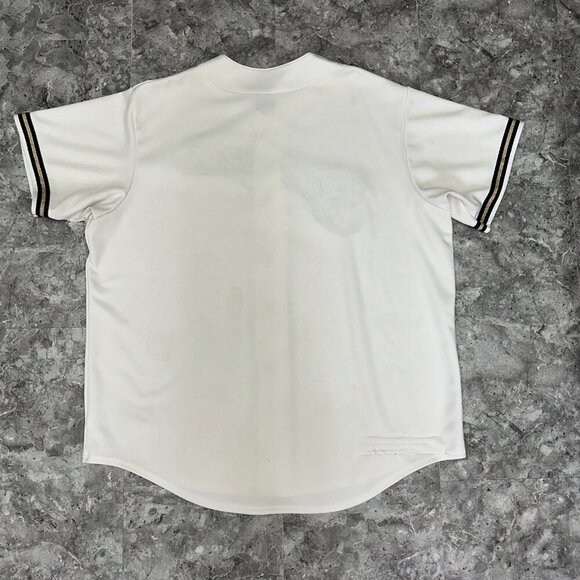 Milwaukee Brewers Majestic Jersey Blue White Gold Men's Size XXL White Blue Gold - Picture 2 of 7